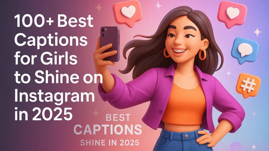 caption for girls